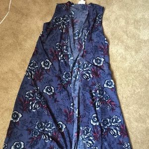 Lularoe Blue Floral Joy